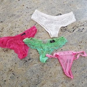 Lot of 4   Victoria's secret underwear. Nwot
